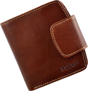 Bartex BARTEX 1005D-ID skórzany portfel damski cognac * RFID 1005D-ID 1