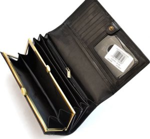 OCHNIK OCHNIK portfel damski ITALY PL 187 99 kolor czarny PL-187-99 5