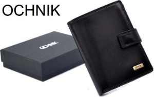 OCHNIK OCHNIK PL-190 skórzany portfel męski czarny PL-190 5