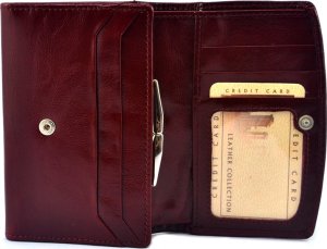 Swarovski SV 060 portfel damski z kamieniami swarovskiego  ciemna czerwień SV 060 5