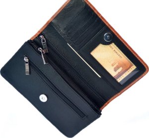 Verona VERONA Tattoo skórzany portfel damski 343D 343D 2