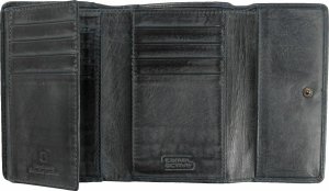 Camel Active CAMEL ACTIVE skórzany portfel damski NAVY * 297-703 58 RFID 2