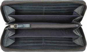 Camel Active CAMEL ACTIVE skórzany portfel damski granatowy 297-705 58 RFID popielaty 2