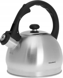 king hoff CZAJNIK Stalowy z Gwizdkiem SATYNOWY INDUKCJA Gaz 1,8l 7042 1