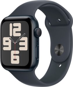 Smartwatch Apple Watch SE GPS + Cellular 44mm Midnight Alu Sport M/L Czarny  (MXGM3QF/A) 1