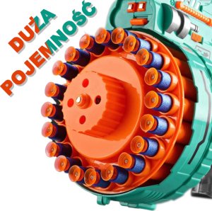 tomdorix NERF Wyrzutnia Blaster Pistolet Karabin Elektryczny AUTOMATYCZNY Na Strzałki 3