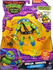 Figurka Playmates WOJOWNICZE ŻÓŁWIE NINJA Figurka DŹWIĘK LEONARDO 1