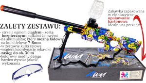 tomdorix Snajperka AWP AUTOMAT Na Kulki Żelowe Wodne Orbeez Karabin Elektryczny CS2 5