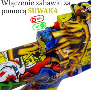 tomdorix Snajperka AWP AUTOMAT Na Kulki Żelowe Wodne Orbeez Karabin Elektryczny CS2 10