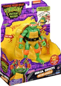 Figurka Playmates WOJOWNICZE ŻÓŁWIE NINJA Figurk DŹWIĘK MICHELANGELO 1