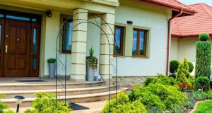Kadax KADAX Pergola Ogrodowa metalowa Łuk Na Kwiaty Róże Do Róż Pnącz 240cm Podpora 2