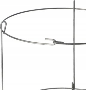 Kadax KADAX Podpora Roślin Kwiatów 90cm Ogrodowa Pierścieniowa Podpórka Stalowa 2szt 5