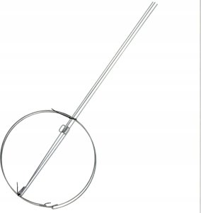 Kadax KADAX Podpora Roślin Kwiatów 90cm Ogrodowa Pierścieniowa Podpórka Stalowa 2szt 7