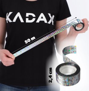 Kadax KADAX Taśma Odblaskowa Odstraszacz Ptaków Gołębi 50m 2