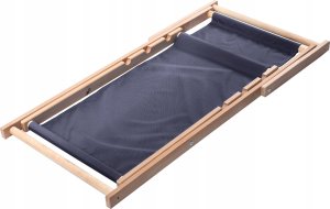 Kadax KADAX Leżak Drewniany Ogrodowy Plażowy Składany Granat Leżaki 2x Polski Producent 14