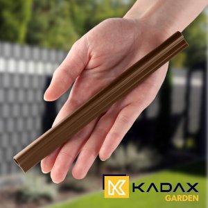 Kadax KADAX Klipsy Do Taśmy Ogrodzeniowej Paneli Brązowy 2szt. 2