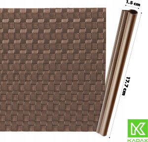 Kadax KADAX Klipsy Do Taśmy Ogrodzeniowej Paneli Brązowy 2szt. 3