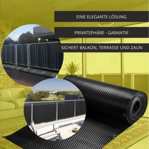 Kadax KADAX Osłona Balkonowa Technorattan Mata Balkon 0,9x7m 7