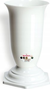 Kadax KADAX Wazon Flakon Na cmentarz Grób Nagrobek Biały 29cm 2