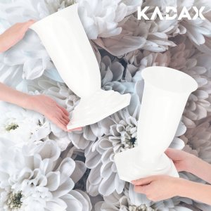 Kadax KADAX Wazon Flakon Na cmentarz Grób Nagrobek Biały 29cm 5