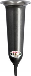 Kadax KADAX Wazon Flakon Na cmentarz 30cm Kwiaty sztuczne Wbijany szpic Grafitowy 2