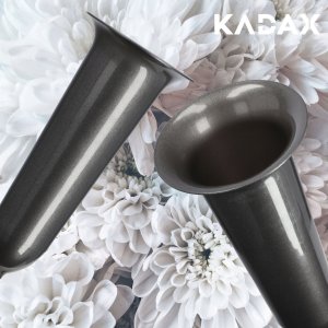 Kadax KADAX Wazon Flakon Na cmentarz 30cm Kwiaty sztuczne Wbijany szpic Grafitowy 4