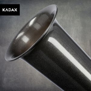 Kadax KADAX Wazon Flakon Na cmentarz 30cm Kwiaty sztuczne Wbijany szpic Grafitowy 8