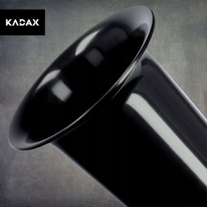 Kadax KADAX Wazon Flakon Na cmentarz 31cm Kwiaty sztuczne Wbijany szpic Czarny 8