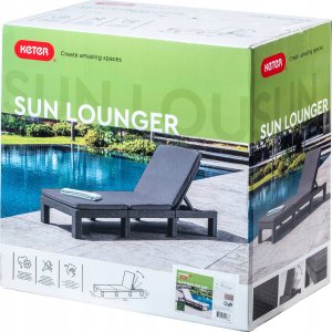 Kadax KETER Leżak Ogrodowy Taras Regulowany materac 2szt 12