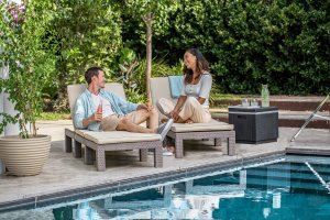 Kadax KETER Leżak Ogrodowy Taras Regulowany materac 2szt 6