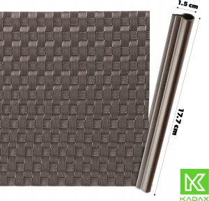 Kadax KADAX Klipsy Do Taśmy Ogrodzeniowej Paneli Brązowy 2szt. 3