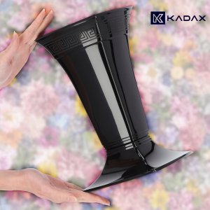 Kadax KADAX Wazon Na cmentarz Grób Flakon Nagrobny 30cm Czarny 4