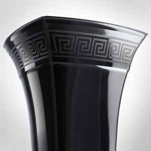 Kadax KADAX Wazon Na cmentarz Grób Flakon Nagrobny 30cm Czarny 7