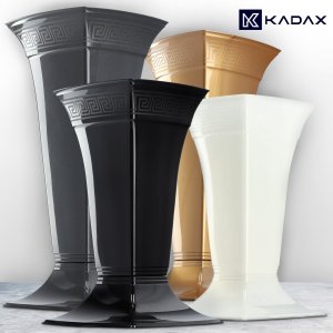 Kadax KADAX Wazon Na cmentarz Grób Flakon Nagrobny 30cm Czarny 10