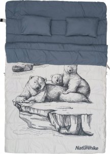 Naturehike śpiwór dwuosobowy nh21msd06-polar bear 2