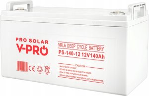 Akumulator Volt VOLT AKUMULATOR VOLT POLSKA DEEP CYCLE VPRO SOLAR 12V 140AH VRLA BEZOBSŁUGOWY 1