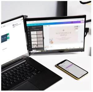 Mobile Pixels Duex Max DS 14.1 (Black) FHD, 1080P IPS, Ultra Slim Laptop 2