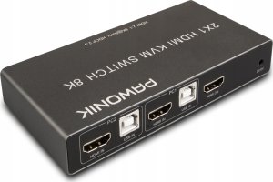 Konsola KVM Pawonik KONSOLA KVM HDMI 2.1 PRZEŁĄCZNIK SWITCH 4K 120HZ 8K 2 KOMPUTERY - 1 MONITOR 5
