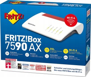 Router AVM AVM FRITZ!Box 7590 AX Wi-Fi 6 router 5GHz 2,4 GHz z supervectoringiem VDSL 4