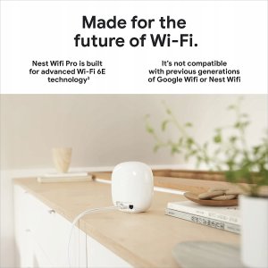 Router Google Nest WiFi Pro Wi-Fi 6E Mesh router 1 sztuka 3
