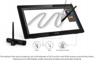Tablet XP-Pen Tablet graficzny XP-Pen Artist 22 2nd 21,5''RYSIK STOJAK ilustracja/edycja 4