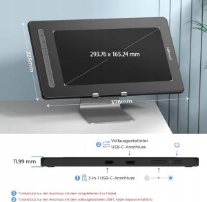 Tablet XP-Pen Tablet graficzny XP-Pen Artist 13 2nd tablet graficzny Z PIÓREM 6