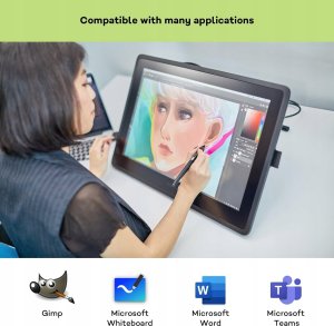 Tablet graficzny Wacom Zestaw tablet graficzny Cintiq 22 DTK2260K0A stojak rysik 3