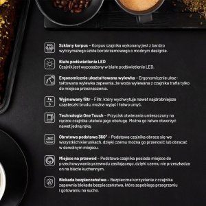 Czajnik Lauben Lauben Glass Electric Kettle 17GG 2