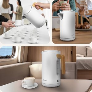 Czajnik Zeegma Zeegma Ketlee White Wood 3