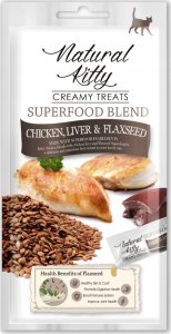 Natural Kitty Natural Kitty Sos Superfood KURCZAK WĄTRÓBKA 4x12g 1