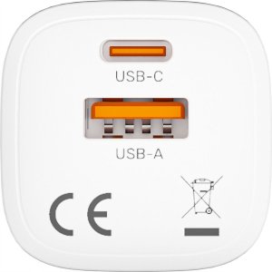 Ładowarka Unitek Unitek Ładowarka sieciowa 1x USB-A 1x USB-C QC PC 3.0 33W biała 1