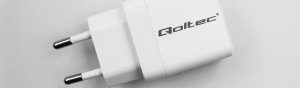 Ładowarka Qoltec Ładowarka sieciowa 35W GaN | 5-20V | 1.5-3A | 1xUSB-C PD | 1xUSB QC 3.0 | Biała 1