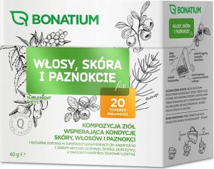 Medicinae Bonatium Herbatka ziołowa Włosy, skóra i paznokcie Fix 20szt. 2