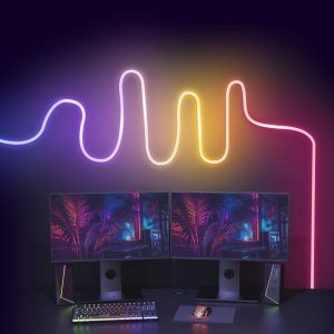 Taśma LED Trust Tama wietlna GXT904 VYBZ RGBIC LED NEON LIGHT 5m 2